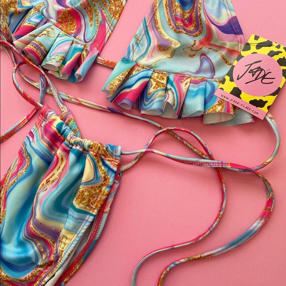 Jade Clark Pastel Marble Bikini
